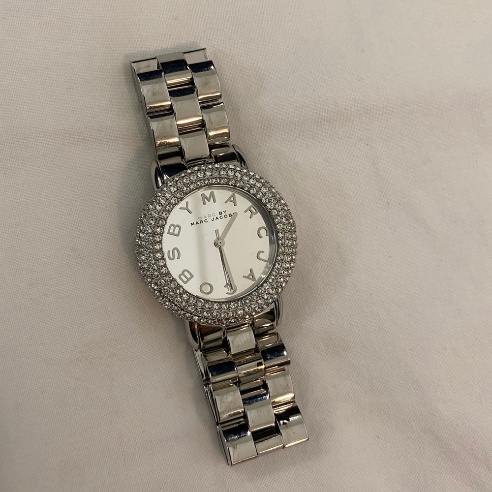 Marc Jacobs Marci Crystal Stainless Steel Watch